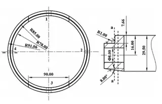 Structural schematic of the quad-ring